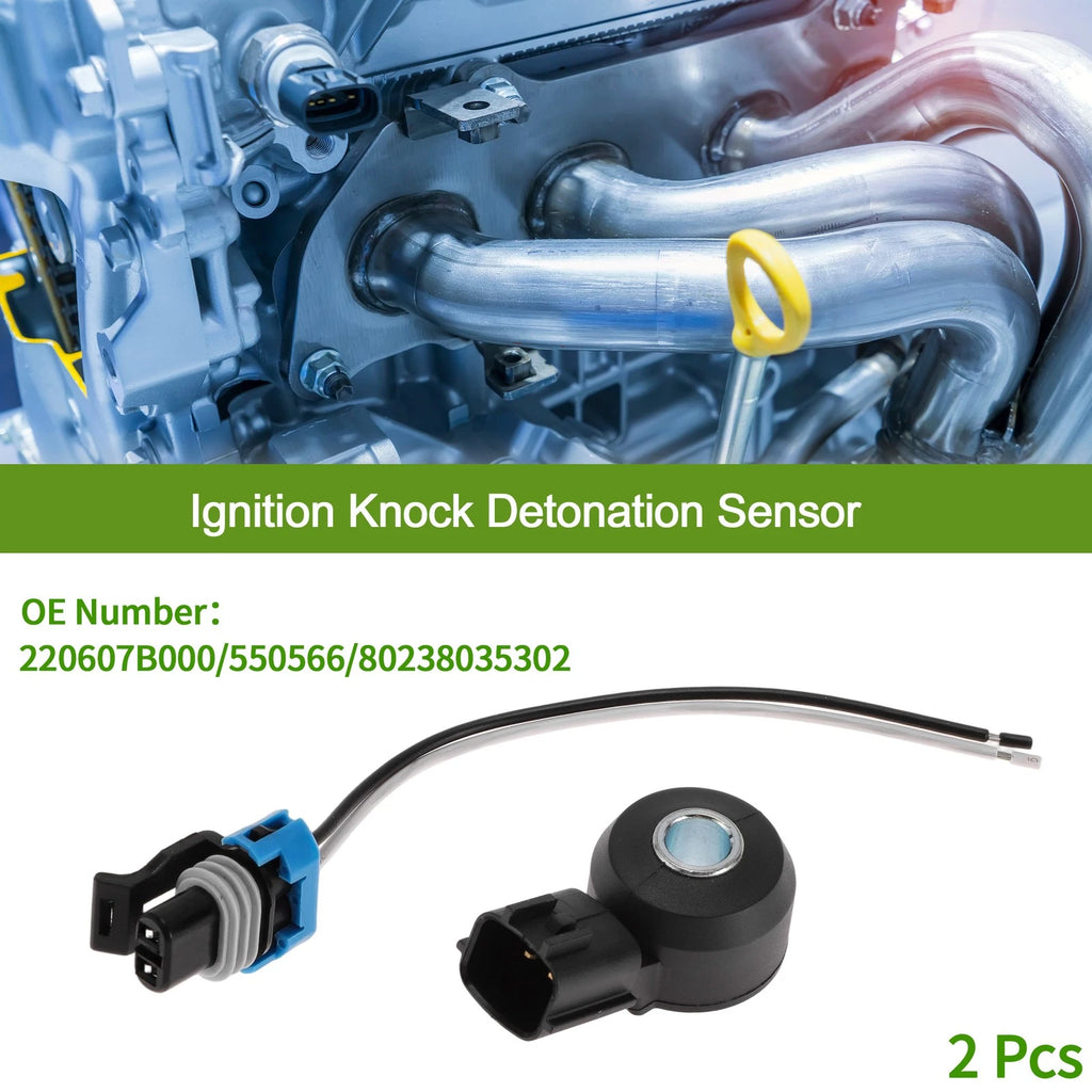 Set of 2 Ignition Knock Detonation Sensors for Nissan Frontier (1999–2004)