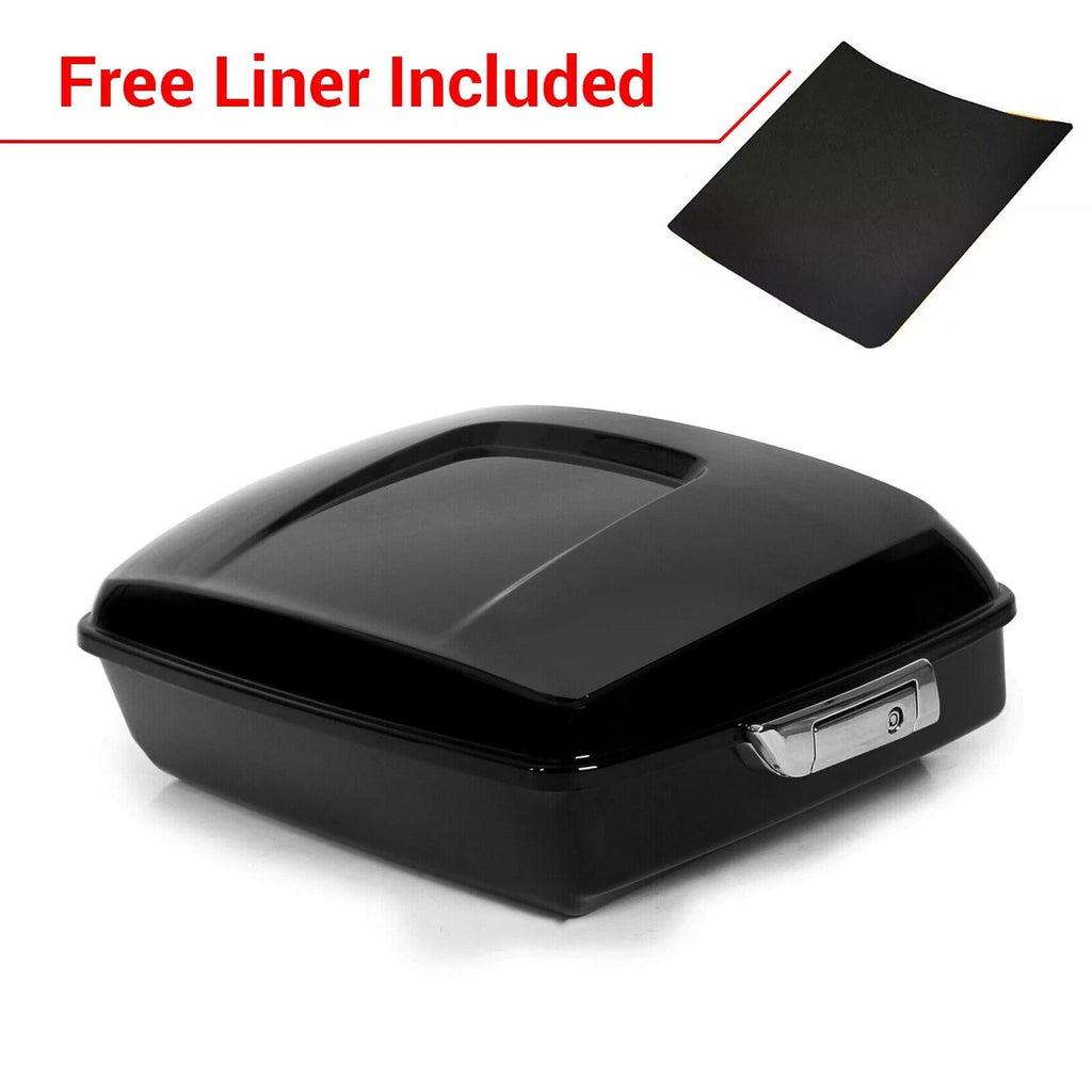 Chopped Trunk Pack for Harley Touring Electra Street Road Glide (2014–2026) Black