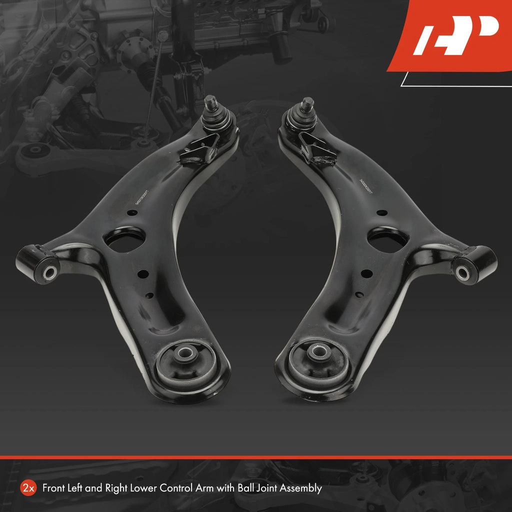 2X Front Lower Control Arm with Ball Joint for Kia Soul (2010-2013)
