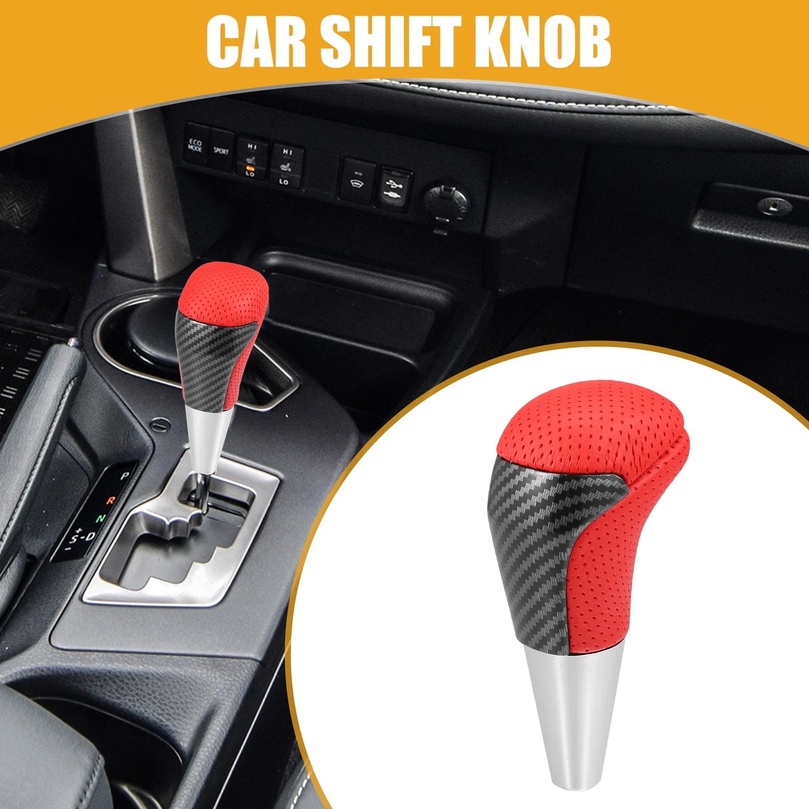 Gear Shift Knob for Toyota Tundra (2007–2021) Red