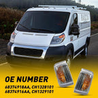 Pair Turn Signal Lens Covers for Ram ProMaster (2014-2023)