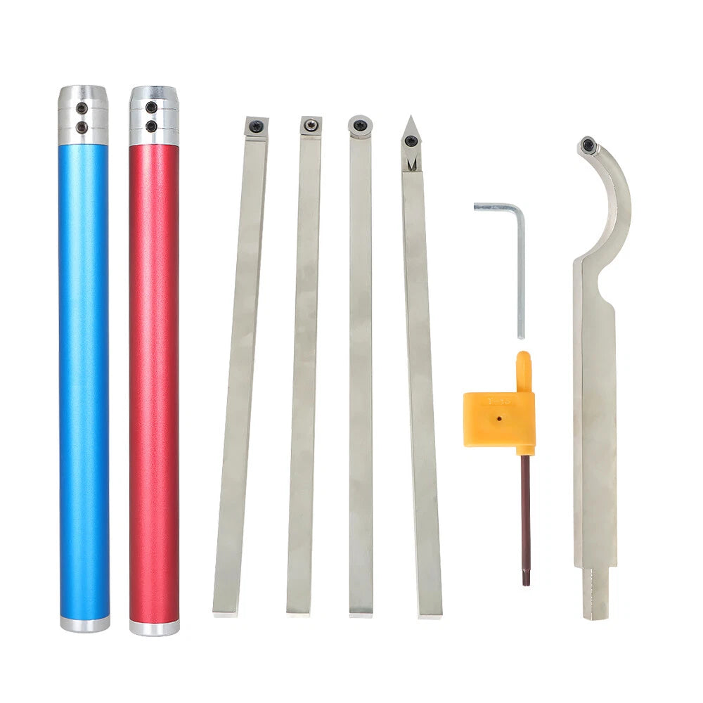 7 Pack Wood Turning Tools for Full Size Lathe (20 Inch)