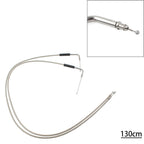 2X Stainless Steel Throttle Cable for Harley Sportster XL1200 883 (2004–2023)