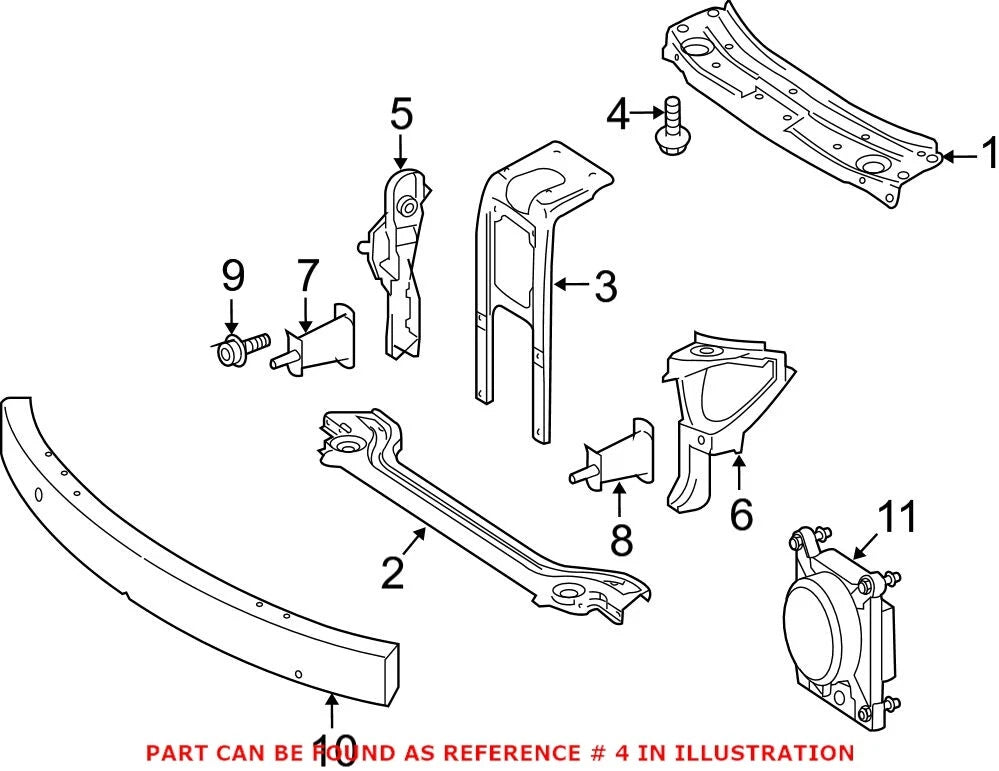 Hood Latch Support Bolt N910143006000 for Mercedes