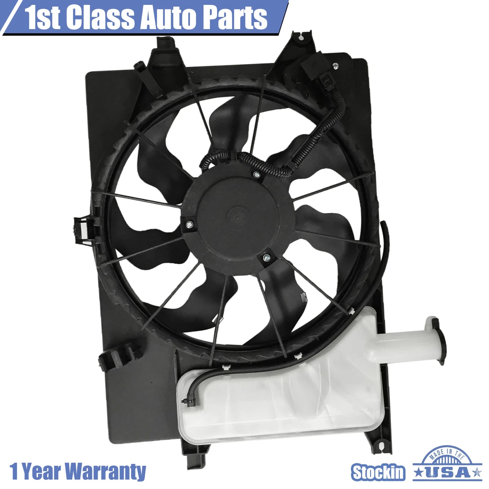 Radiator Cooling Fan Assembly for Hyundai Elantra (2011–2015) & Kia Forte (2014)