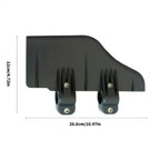 Rudder Kit for 24-55 lb Thrust Motors (Black Plastic, Stainless Fasteners)