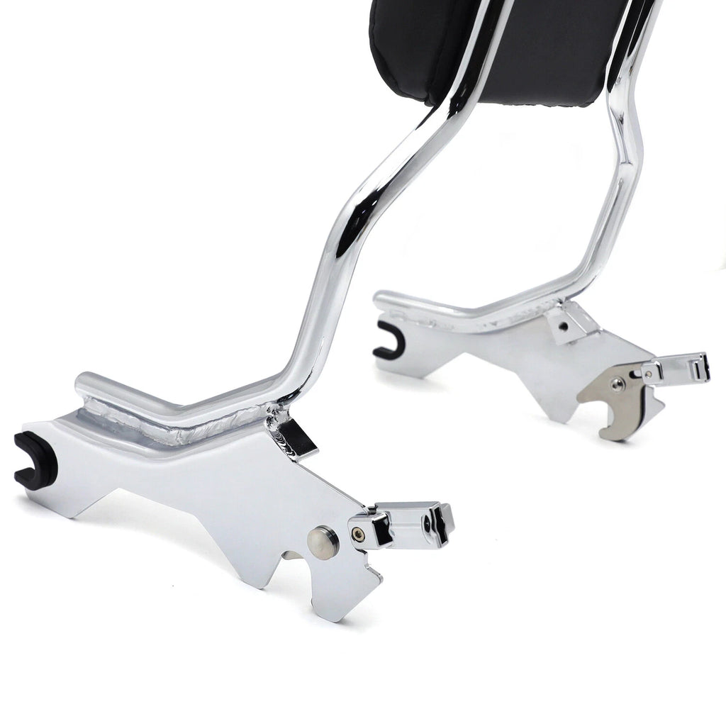 Chrome Passenger Sissy Bar Backrest for Harley Softail FXFB (2018–2023)