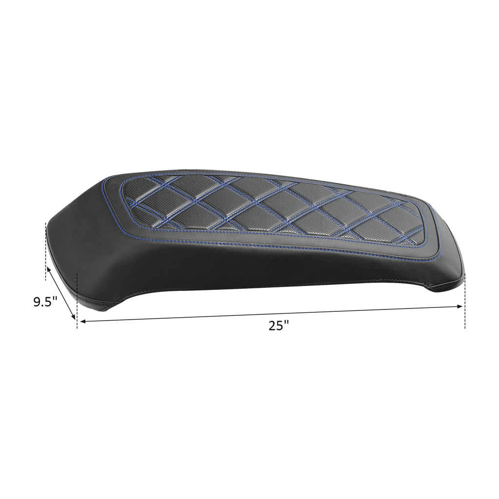 Black Hard Saddlebags Lids Covers for Harley Touring Electra Glide (2014–2023)