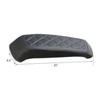 Black Hard Saddlebags Lids Covers for Harley Touring Electra Glide (2014–2023)