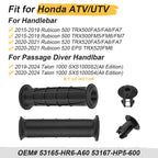 Handlebar Grips w/Guards for Honda Foreman Rubicon 500 TRX500FA/FM (2015–2019)