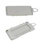 Gray Left Side Sun Visor Mirror Frame Cover for 1998-2005 Benz S-Class W220