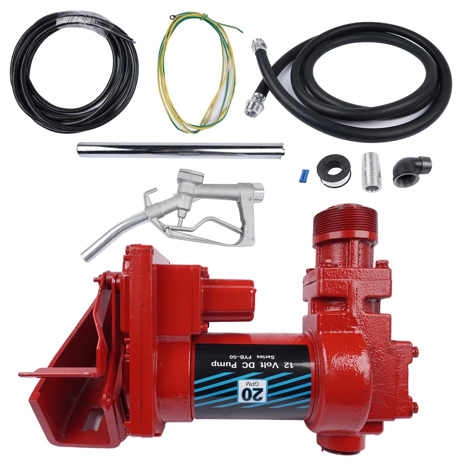 High Flow 20GPM 12V Fuel Transfer Pump for Car Truck Tractor (YYYY–YYYY)
