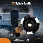 3 Blade Marine Prop 14x13 for Mercury 40-140HP