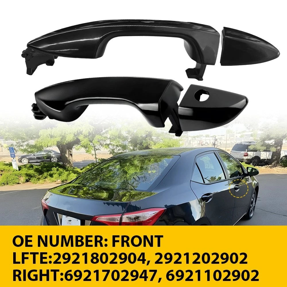 Set of 2 Exterior Door Handles for Toyota Corolla (2014–2019)