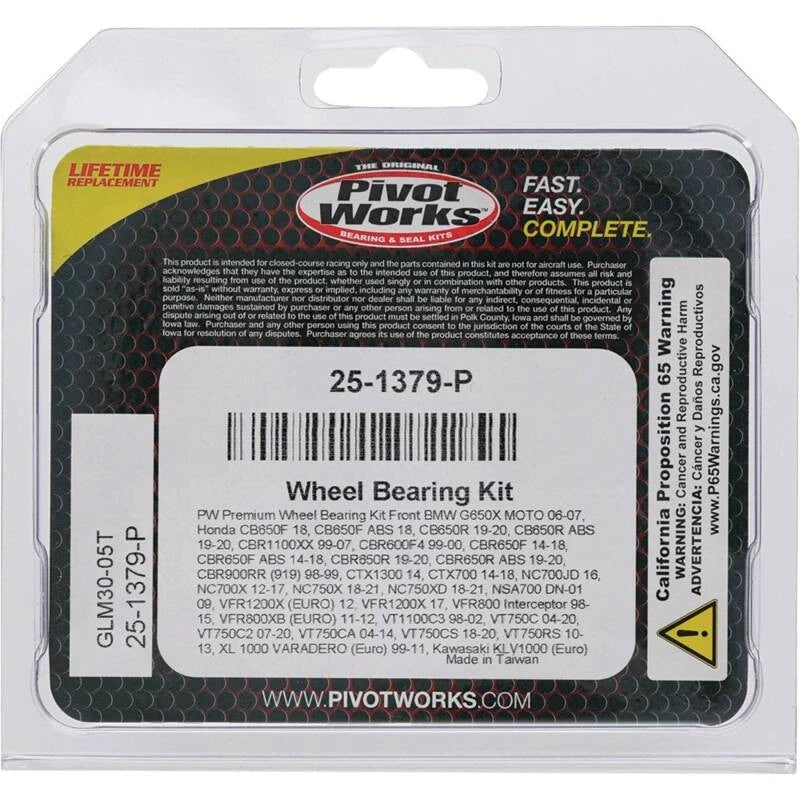 Pivot Works Premium Wheel Bearing for