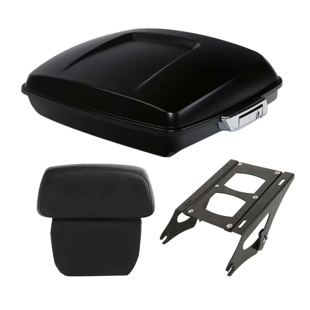 Razor Trunk Pad Mount Rack for Harley Road Glide King (2014–2024) Black Denim