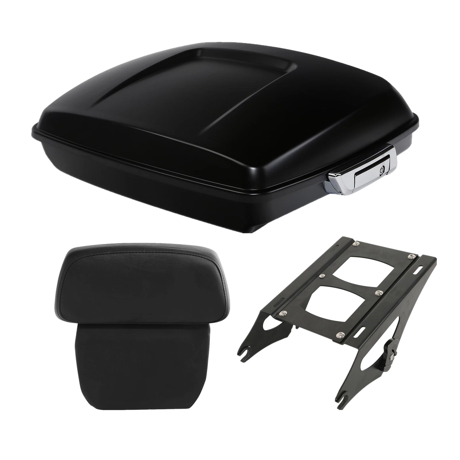 Razor Trunk Pad Mount Rack for Harley Road Glide King (2014–2024) Black Denim