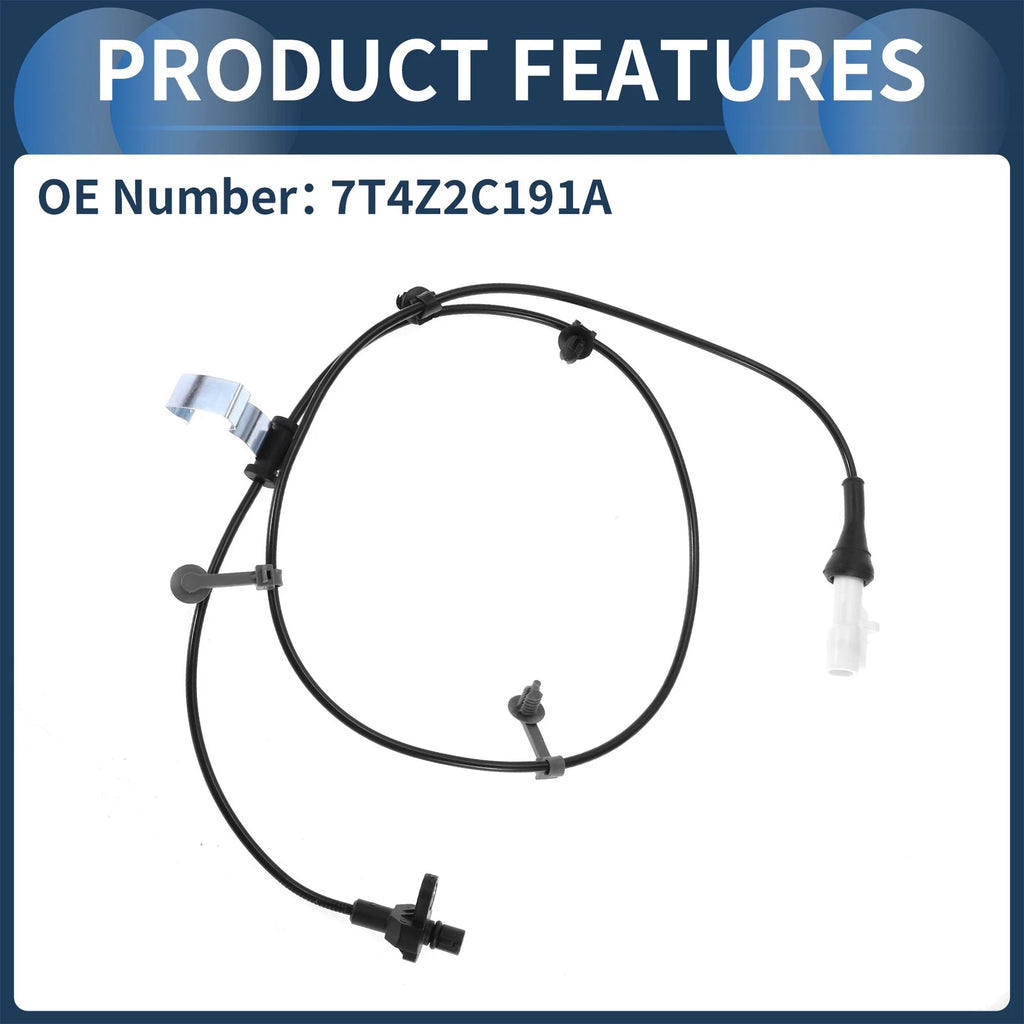 ABS Wheel Speed Sensor No. 7T4Z2C191A for Ford Edge (2007–2014) FWD Rear Left