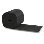 Ribbed Bunk Carpet for Marine Boat Trailer (9" x 25') - Black