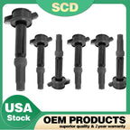 Set of 6 Ignition Coils for Ford Fusion (2006–2012) & Ford Escape (2009–2012) DG514 UF486
