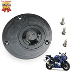 CNC Keyless Gas Fuel Tank Cap Cover for Yamaha FZ1 FZ6 YZF600 R1 R6 (2001–2023)
