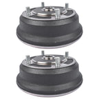 Pair Front Brake Drums for Kawasaki Mule 3000 3010 3020 4000 4010