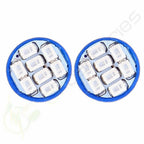 10X 168 920 W5W T10 8SMD LED License Plate Tag Light Bulbs Blue
