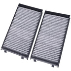 2Pcs Activated Carbon Cabin Air Filter for BMW X5 X6 (2007-2019)