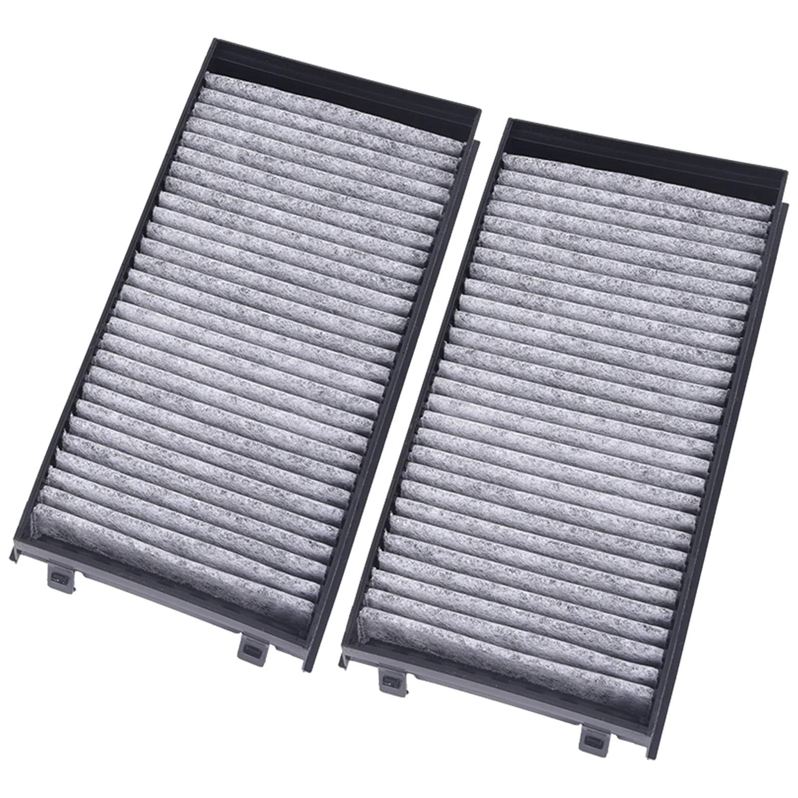 2Pcs Activated Carbon Cabin Air Filter for BMW X5 X6 (2007-2019)