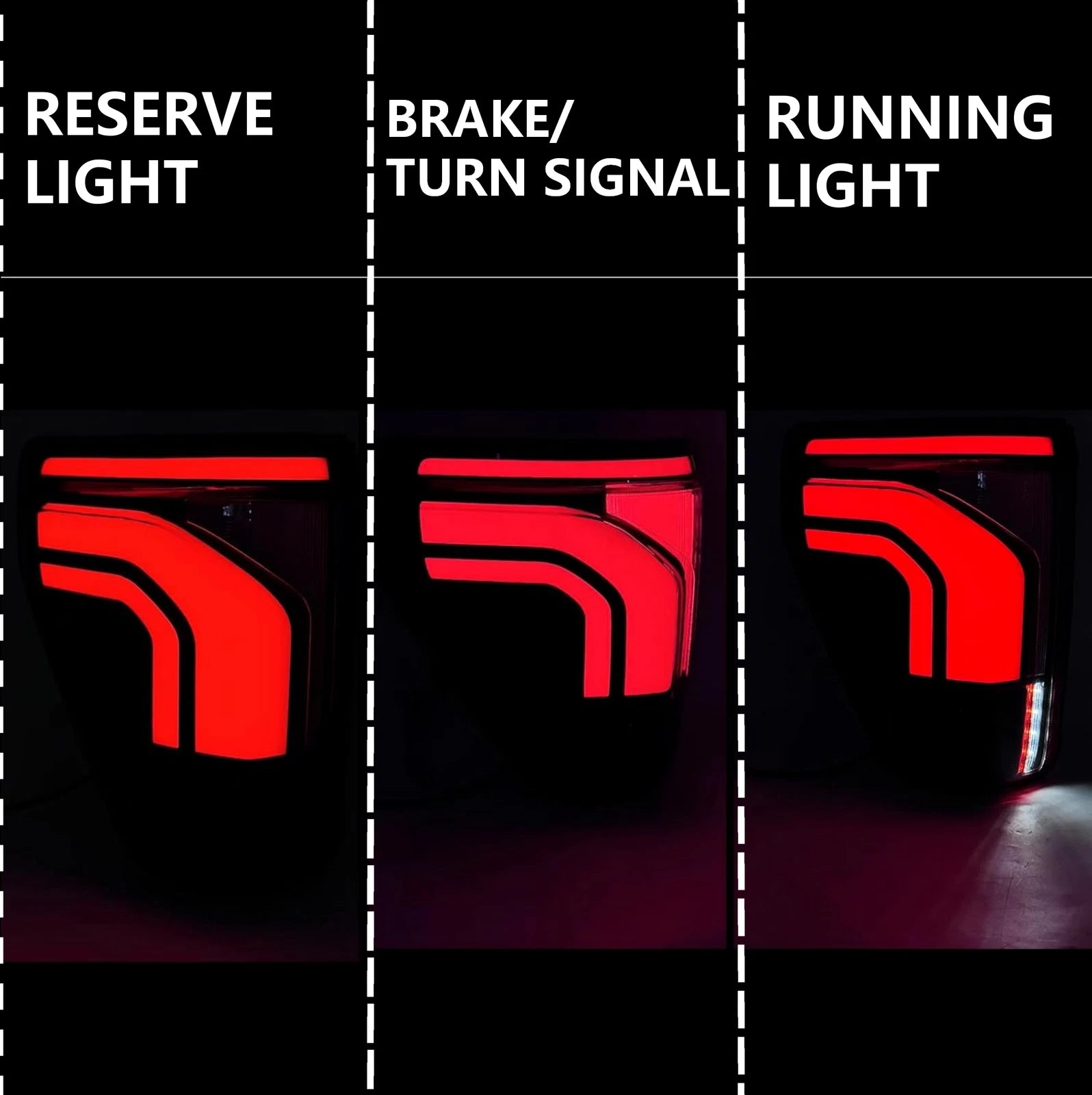 LED Tail Light for Ford F-150 (2024–2026) Left Driver W/BLIS 10 Pins