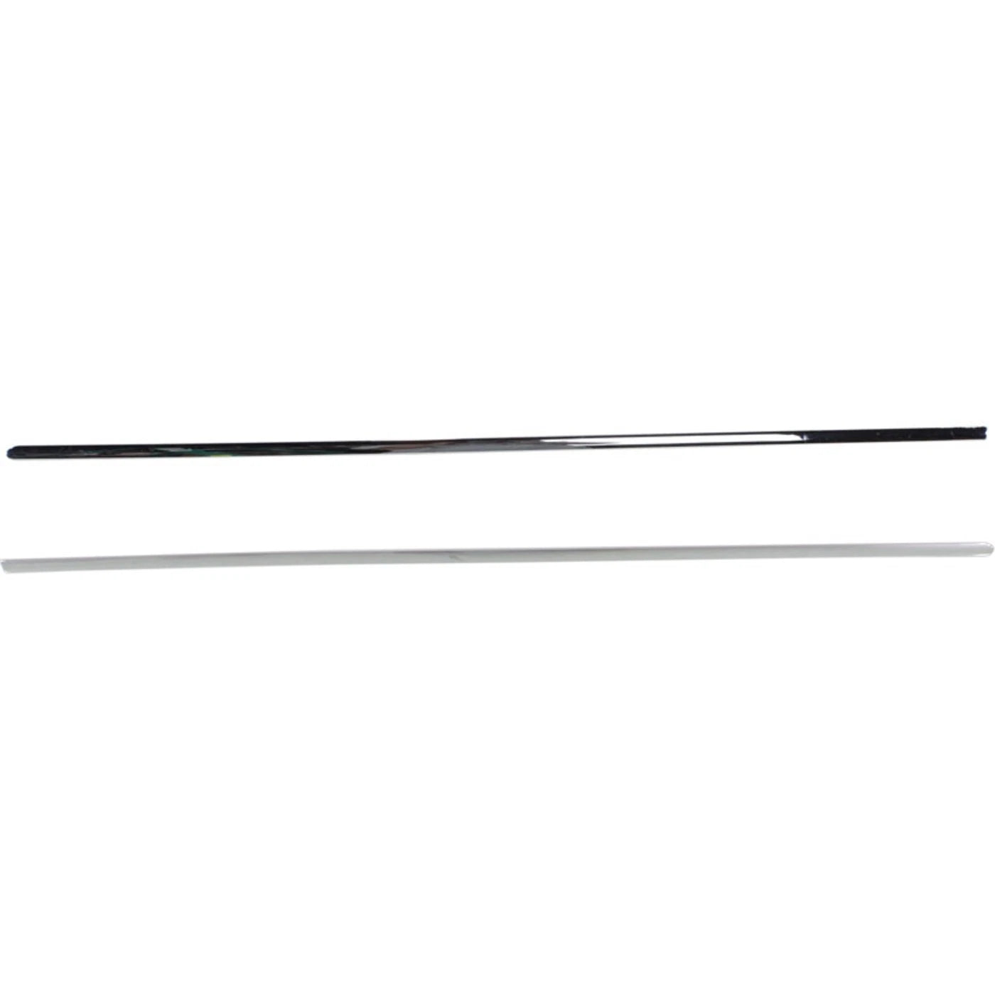 Set of 2 Door Moldings for Rear Driver & Passenger Side
