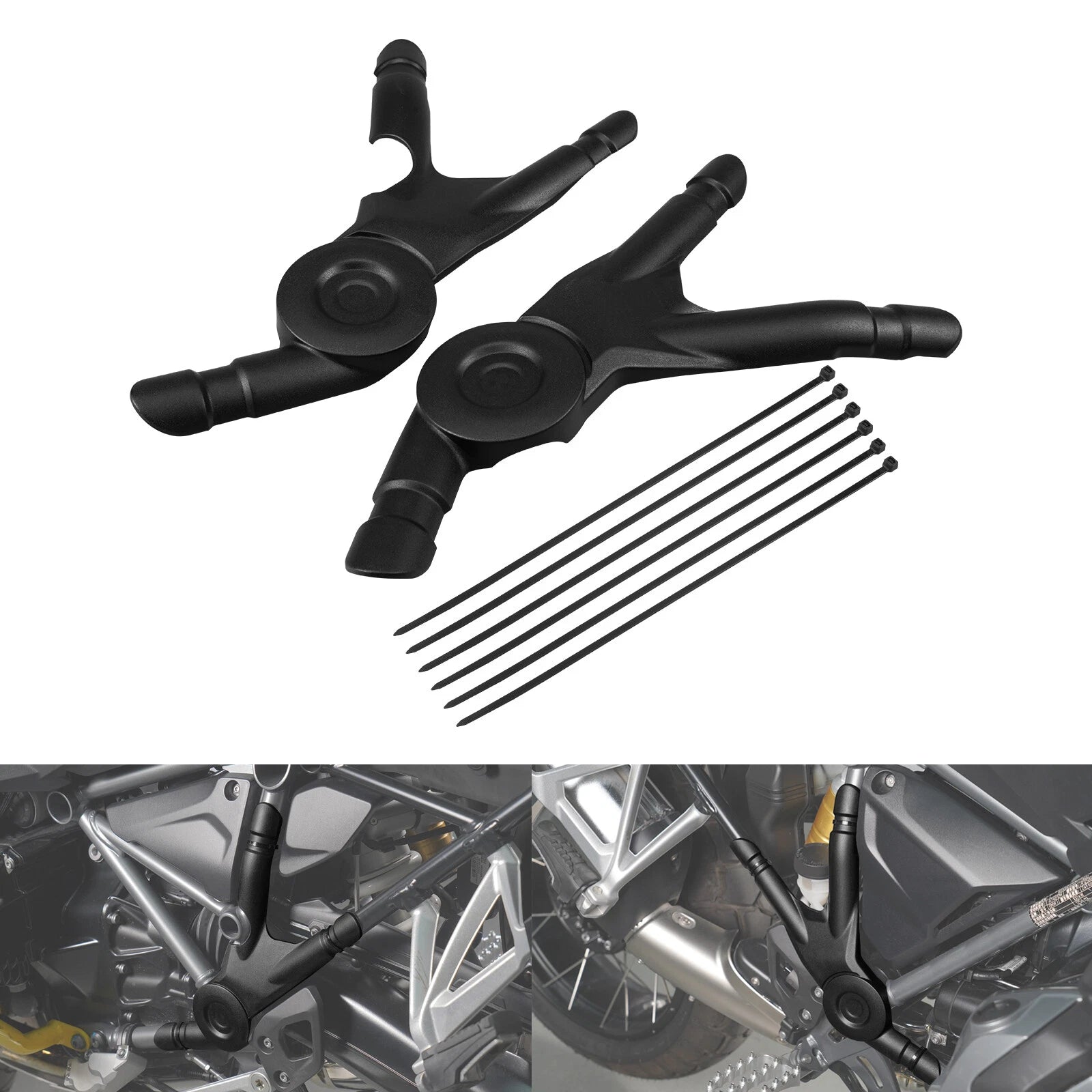 Side Frame Panel Cover Protector for BMW R1250GS (2018–2023) R1250GS Adventure (2018–2024)