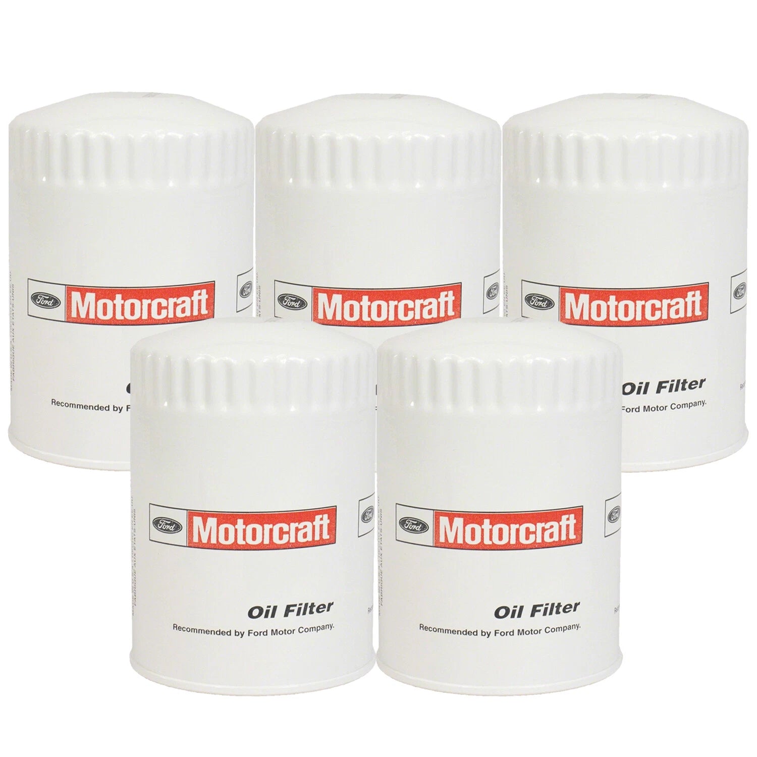 Set of 5 Engine Oil Filters for Ford E-350 F-250 F-350 SD (7.3 V8)
