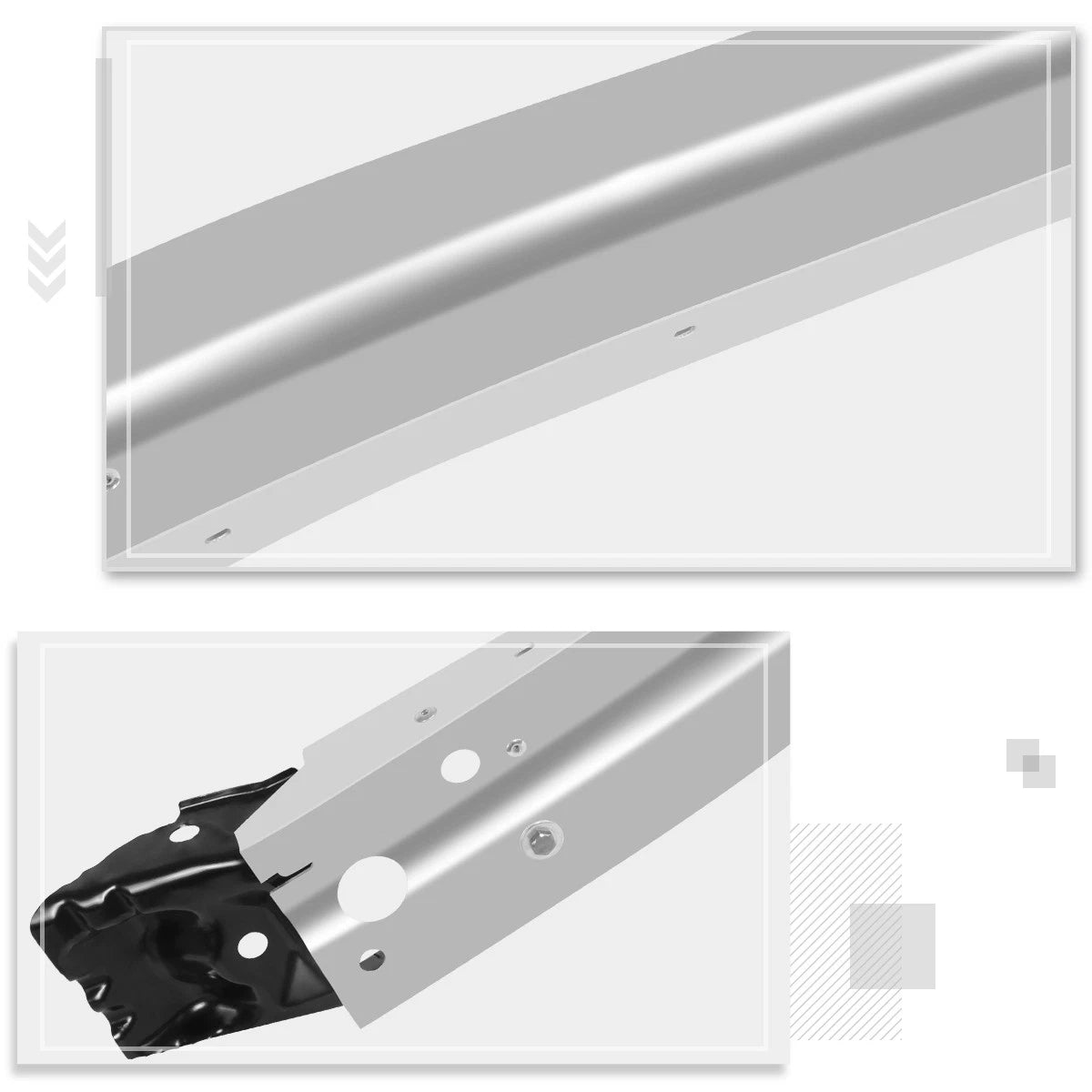 Front Bumper Reinforcement Impact Bar for Toyota RAV4 Adventure Hybrid (2019–2023)