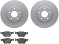 Front Brake Pad and Rotor Kit for Jaguar XK8 (2005–2006) YT924GQ