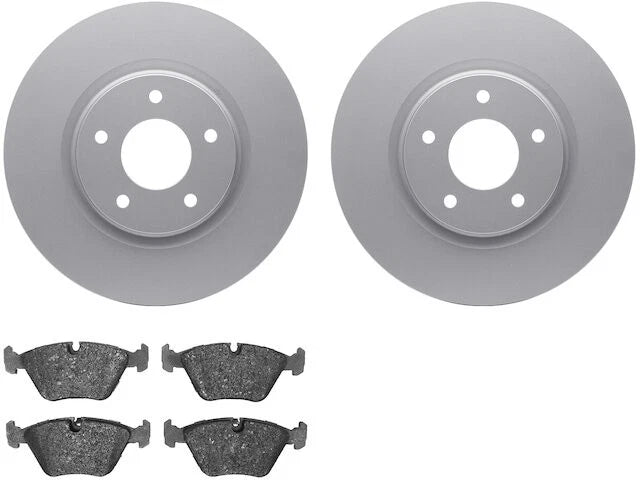 Front Brake Pad and Rotor Kit for Jaguar XK8 (2005–2006) YT924GQ