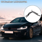 Radiator Hose Coolant Pipe for Volkswagen Golf (2007–2009) 1 Pcs Black
