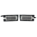 2X White SMD LED License Plate Lights for Jeep Cherokee (2014–2023)