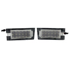 2X White SMD LED License Plate Lights for Jeep Cherokee (2014–2023)