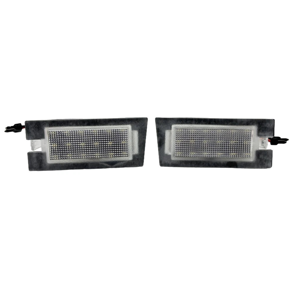 2X White SMD LED License Plate Lights for Jeep Cherokee (2014–2023)