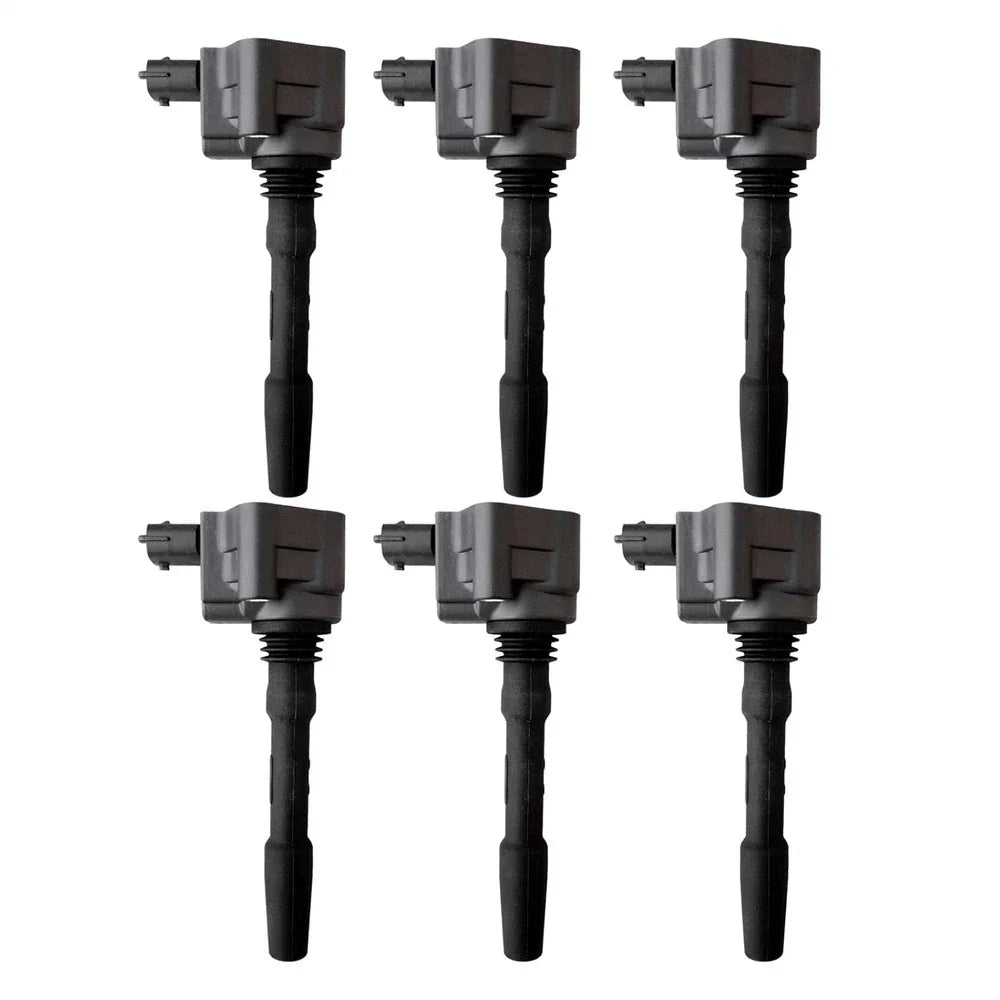 6Pcs Ignition Coils for Maserati Ghibli, Quattroporte, Levante (2014-2023)