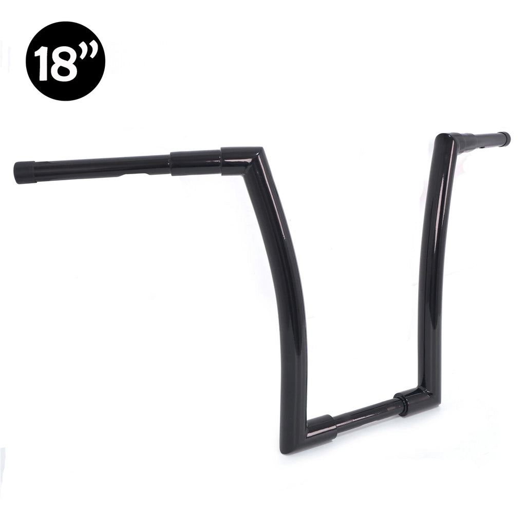 18" Black Ape Fat Hanger Handlebar for Harley FLD (2012–2016), FXDB (2013–2017), FXDLS (2016–2017)