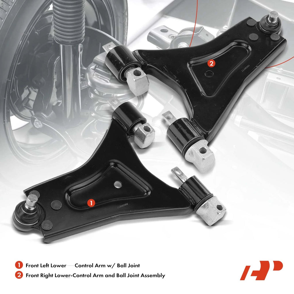 2X Front Control Arm with Ball Joint for Ford Contour Mercury Cougar (1995-2002)