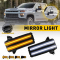 Smoke LED Switchback Side View Mirror Turn Signal Light for GMC Sierra (2020–2024)