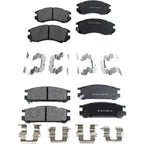 Set of 4 Ceramic Brake Pads for Subaru Legacy (1990–1996)