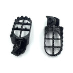 Gunmetal Black MX Racing Footpegs for KTM 50 65 125 250 300 360 SX 525SX 400 520 (2000–2023)