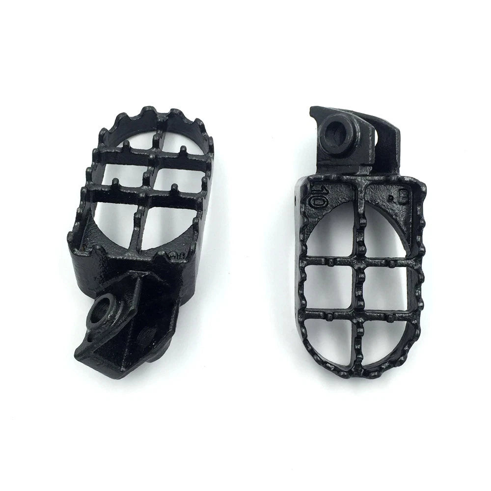 Gunmetal Black MX Racing Footpegs for KTM 50 65 125 250 300 360 SX 525SX 400 520 (2000–2023)