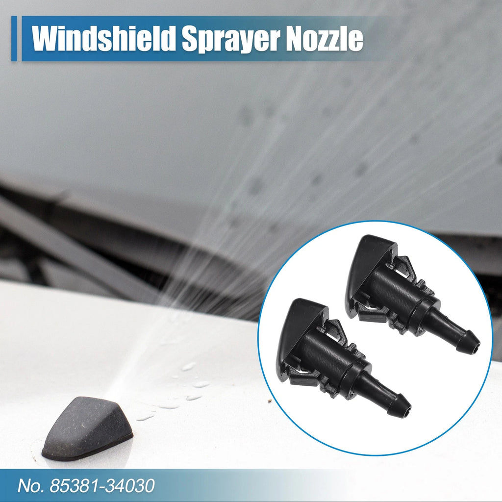 Set of 2 Windshield Washer Nozzles No.8538134030 for Toyota 