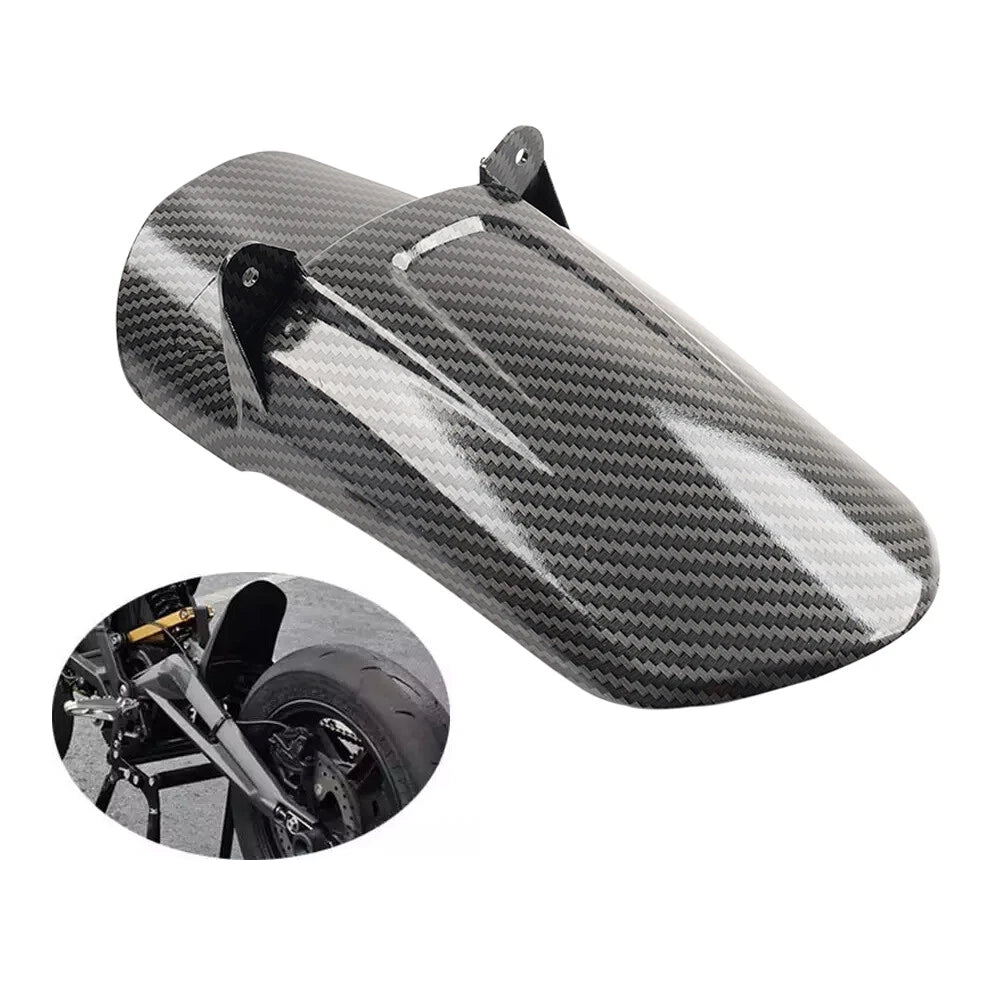 Rear Wheel Mudguard for Sur Ron Light Bee S/X (Carbon Fiber, Black)