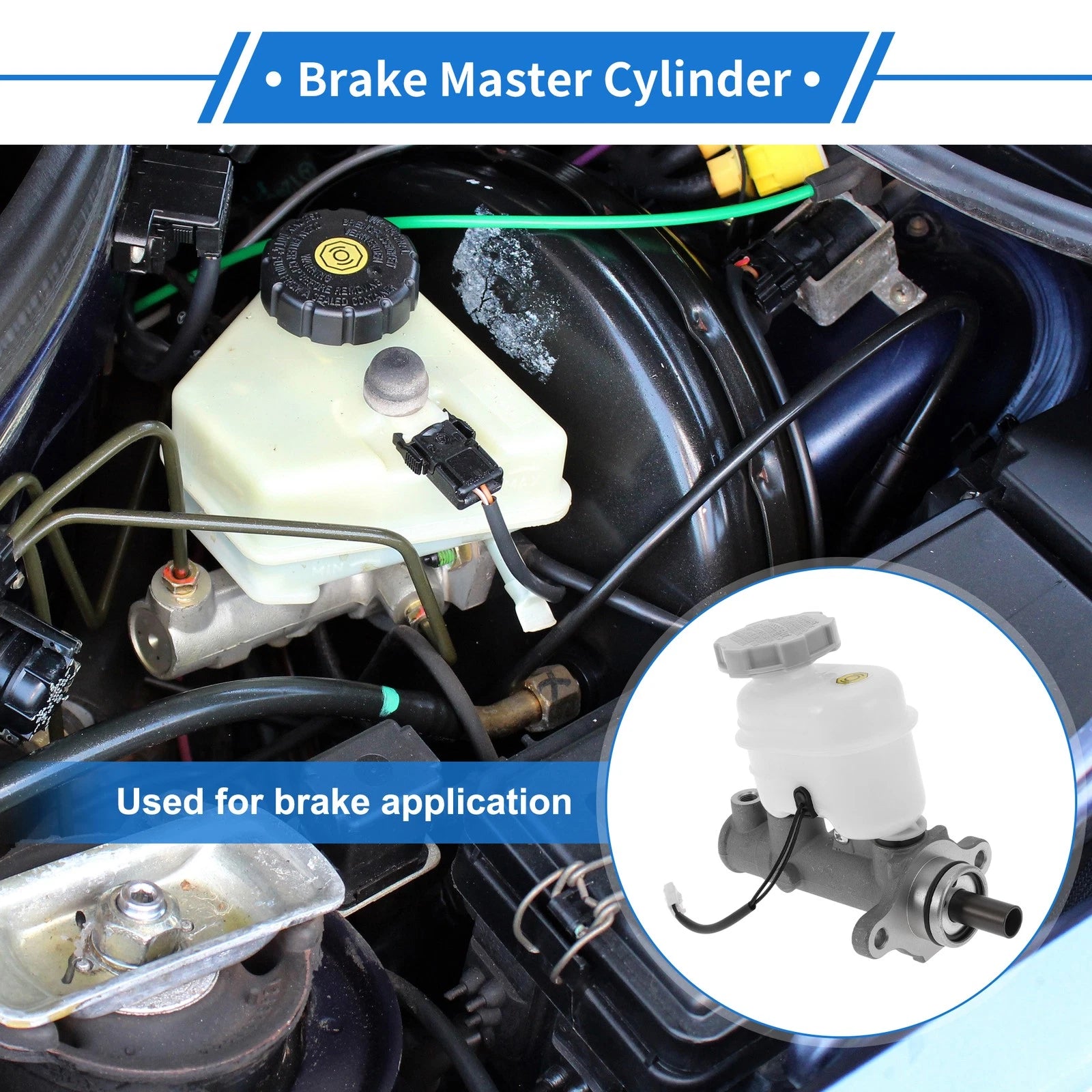 Brake Master Cylinder with Reservoir No. 0K30A43400B for Kia Rio (2001–2002)